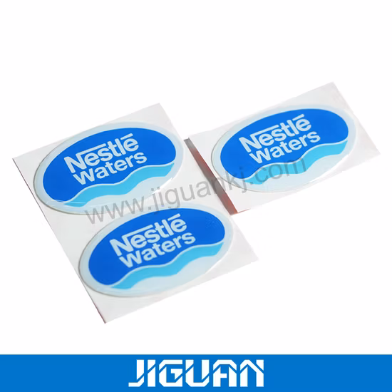 Etichetta adesiva adesiva personalizzata da 3 m in resina epossidica bombata di alta qualità