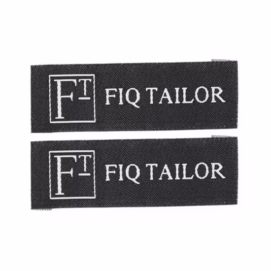 Etichetta con logo personalizzata in raso di poliestere in silicone per borse per indumenti di moda, scarpe, cappelli