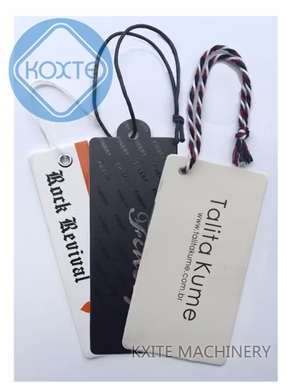 Cartellino per vestiti Etichetta per cartellino per abbigliamento Carta Kraft Certificato Cartellino a colori Etichetta per cartellino per abbigliamento